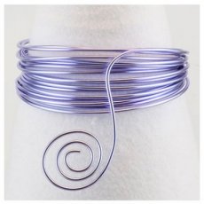 Alu wire soft lila 2 mm