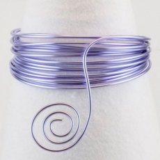 Alu wire 1 mm soft lila