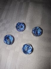 Glaskraal kristal blauw (229)