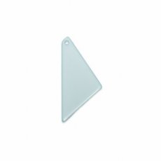Hanger driehoek resin hemelsblauw (CR260) per stuk