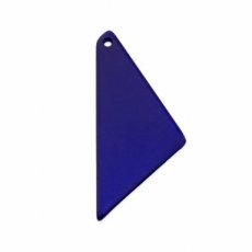 Hanger driehoek resin marineblauw (CR261) per stuk Hanger driehoek resin marineblauw (CR261) per stuk