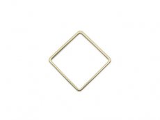 Schakel 22 mm vierkant goud (XA763) Schakel 22 mm vierkant goud (XA763)
