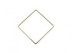 Schakel vierkant 30 mm goud (XA762) Schakel vierkant 30 mm goud (XA762)