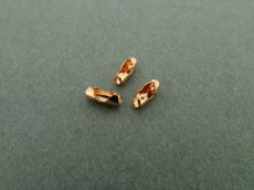 Slotje voor bolletjesketting 2 mm rosé goud (XA430