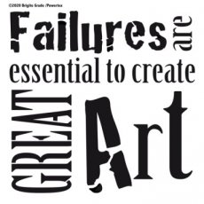 Stencil failures and great art Stencil failures and great art
